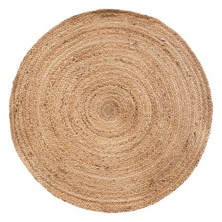 Tapis en Jute Naturel – Rond Ø 80 cm – Style Authentique & Chaleureux