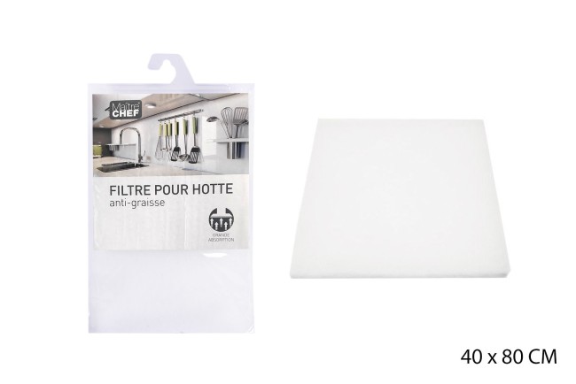 Filtre anti-graisse hotte 40 × 80 cm | Irisia Maison