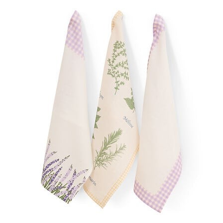 Lot de 3 torchons Guarrigue 45 x 70 cm