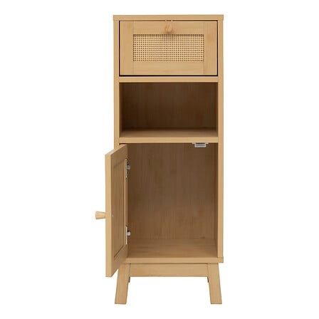 Meuble bas cannage 80 cm – buffet bois naturel style bohème tendance meuble bas cannage 80 cm bois rotin rangement style boheme interieur