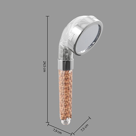 Pommeau de douche filtrant à billes – filtre anti-calcaire