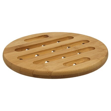 Dessous de Plat Rond Ø18 cm en Bambou | Irisia Maison