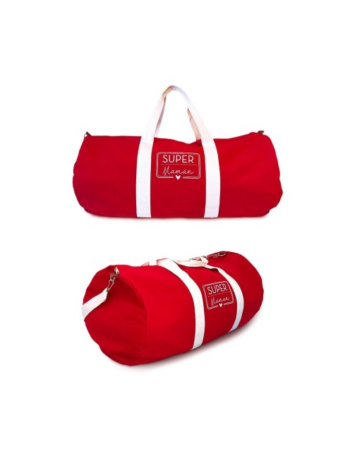 sac de sport femme Super Maman 56 cm en polyester