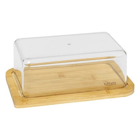 Beurrier en bambou 19,3 × 12,5 cm | Irisia Maison