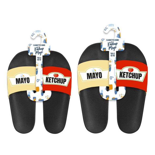 Claquettes mayo ketchup – T40-42 ou 43-45 | Irisia Maison Claquettes mayo ketchup – T40-42 ou 43-45 | Irisia Maison