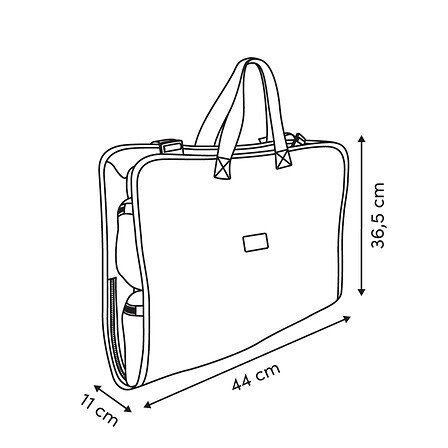 Organisateur de valise multipoche pliable 73 cm | Irisia Maison