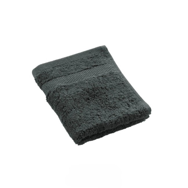 serviette de toilette anthracite 100% coton 600 g/m²