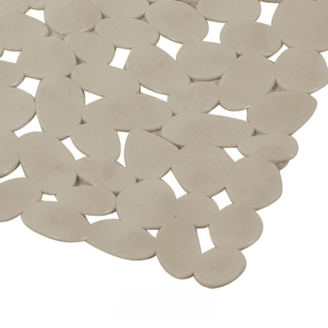 Fond de douche antidérapant 52x52 cm vert sauge taupe anthracite blanc – sécurité salle de bain