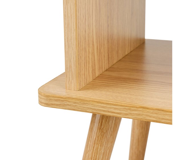 Table de chevet Ella 2 niveaux bois FSC® | Irisia Maison