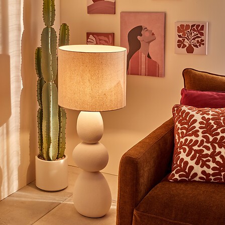 Lampadaire Alitha blanc 100 cm – lampadaire céramique élégant lampadaire alitha blanc 100 cm ceramique moderne