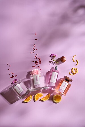 Coffret parfumé patchouli Numia – bougies diffuseur et spray