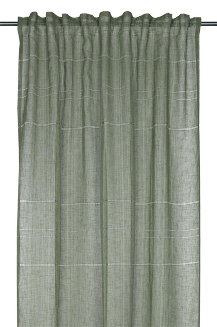 Voilage Norah kaki 140 × 240 cm à ruflette | Irisia Maison Voilage Norah kaki 140 × 240 cm à ruflette | Irisia Maison