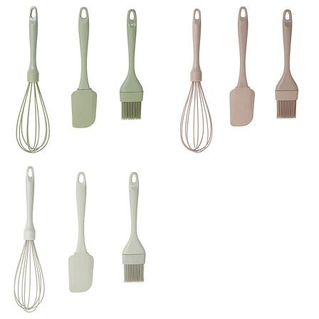 Ustensiles à pâtisserie silicone assortis 29 cm pour cuisine