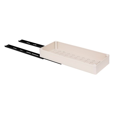 Organiseur coulissant pour placards beige L17,5xP38,6xH6,7 cm rangement cuisine