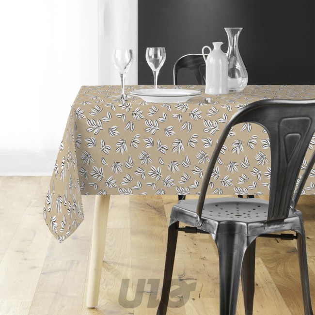 Nappe Mindy 140 × 240 cm Microfibre Naturelle | Irisia Maison Nappe Mindy 140 × 240 cm Microfibre Naturelle | Irisia Maison