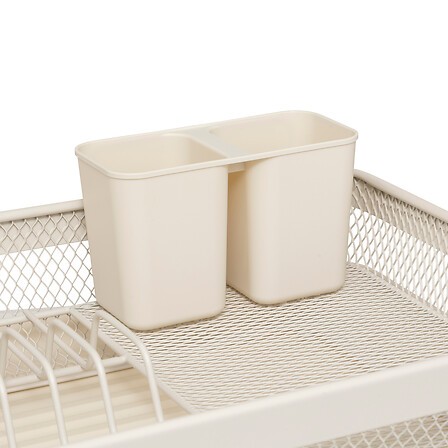 Égouttoir 1 niveau métal argile | 6 assiettes | Irisia Maison Égouttoir 1 niveau métal argile | 6 assiettes | Irisia Maison