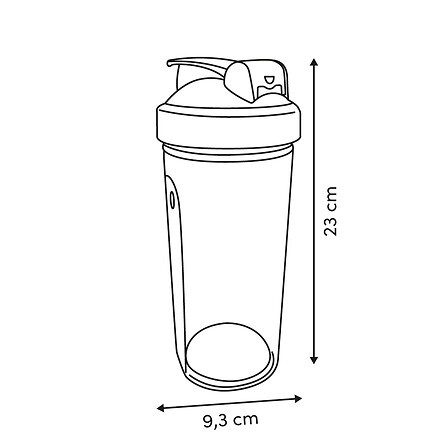 Shaker à pâte à crêpes verre 800 ml 23 cm – anti-grumeaux Shaker à pâte à crêpes en verre 800 ml 23 cm anti-grumeaux