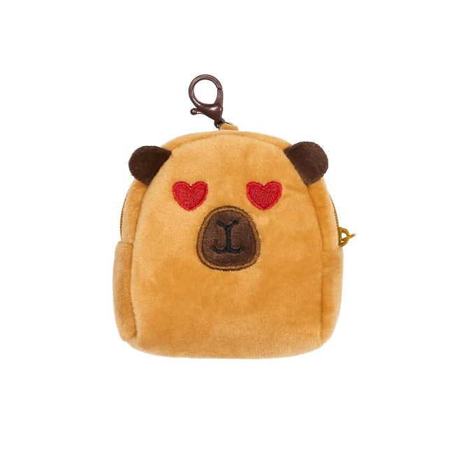 Porte-clé porte-monnaie Capybara en peluche | Irisia Maison