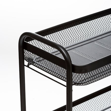 Desserte 3 Niveaux Métal Noir 79 cm | Irisia Maison Desserte 3 Niveaux Métal Noir 79 cm | Irisia Maison