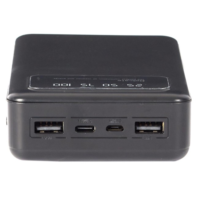 Batterie de secours 30000mAh noire haute capacité Batterie de secours 30000mAh noire haute capacité