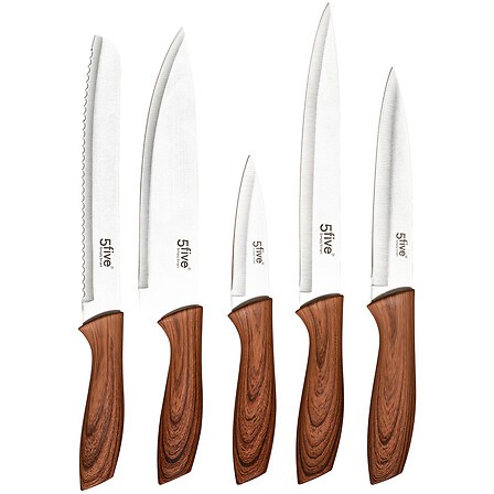 Bloc 5 couteaux support aimanté – set cuisine design et pratique bloc couteaux aimante 5 pieces support magnetique cuisine moderne