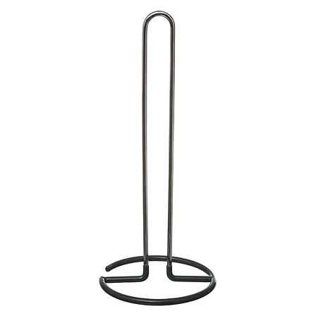 Porte-essuie-tout métal gris 31 cm | Irisia Maison