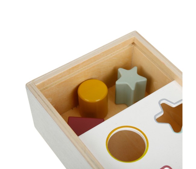 boite formes bois enfant jeu eveil encastrement formes couleurs motricite