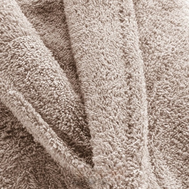 Peignoir col châle en coton éponge taille unique gris perle taupe blanc – vêtement bain doux absorbant Peignoir col châle en coton éponge taille unique gris perle taupe blanc – vêtement bain doux absorbant