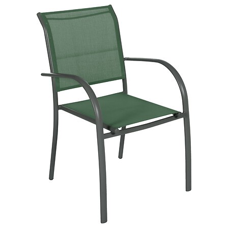 Fauteuil repas empilable Piazza aluminium olive jardin Fauteuil repas empilable Piazza aluminium olive jardin