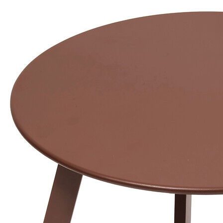 Table Saona ronde diamètre 50 cm en acier extérieur