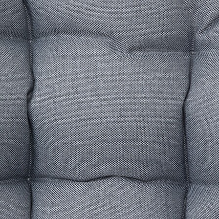 Salon de jardin duo PAOPAO gris graphite 2 places acier extérieur