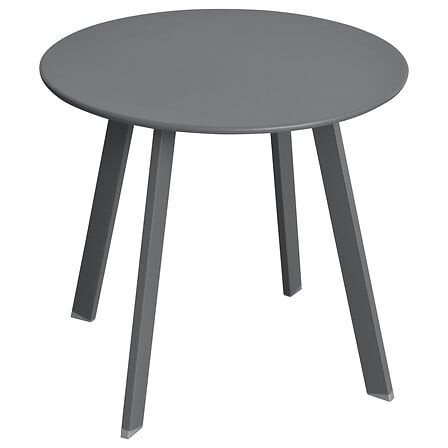 Table Saona ronde diamètre 50 cm en acier extérieur