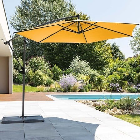 Parasol décentré Manoa 3 m Hespéride – parasol jardin inclinable parasol decentre manoa hesperide 3 m inclinable jardin