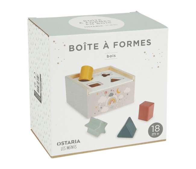 boite formes bois enfant jeu eveil encastrement formes couleurs motricite