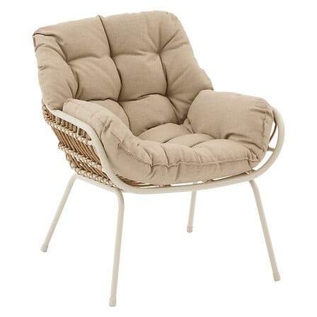 Salon de jardin duo PAOPAO gris graphite 2 places acier extérieur