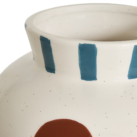 vase céramique multicolore 25 cm