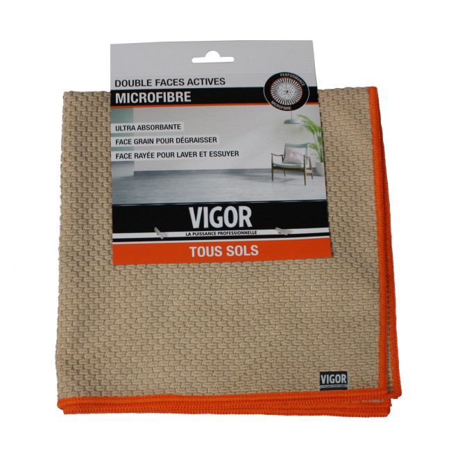 serpillière microfibre VIGOR 50 x 50 cm 2 faces serpillière microfibre VIGOR 50 x 50 cm 2 faces