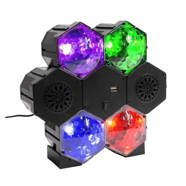 Enceinte Bluetooth projecteur disco 10W | Irisia Maison Enceinte Bluetooth projecteur disco 10W | Irisia Maison