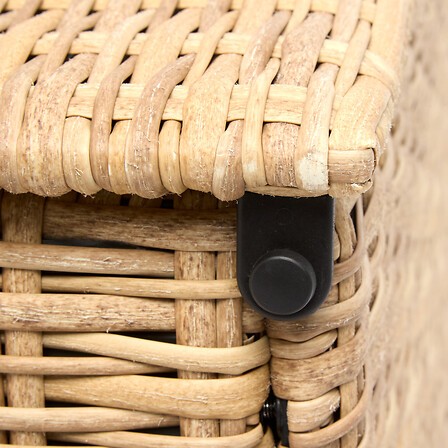 Coffre rangement extérieur Bayana 300 L Savana Coffre de rangement Bayana 300 L résine tressée Savana