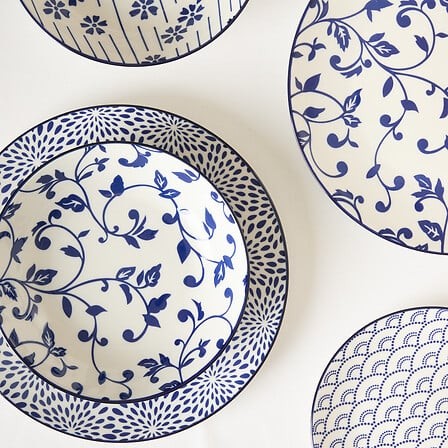 Service vaisselle Mizu 12 pièces porcelaine | Irisia Maison
