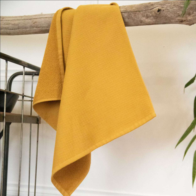 essuie main coton jacquard 50x50 cm doux absorbant salle de bain cuisine