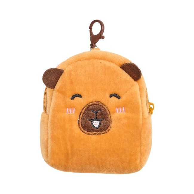 Porte-clé porte-monnaie Capybara en peluche | Irisia Maison