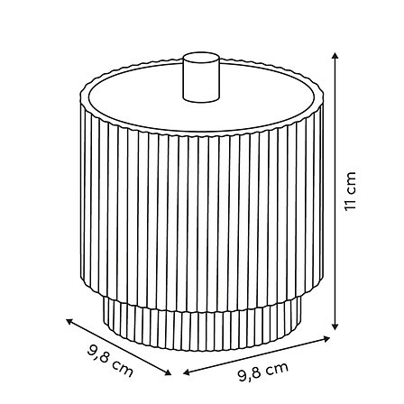 Accessoires Salle de Bain Verre Ambré | Irisia Maison