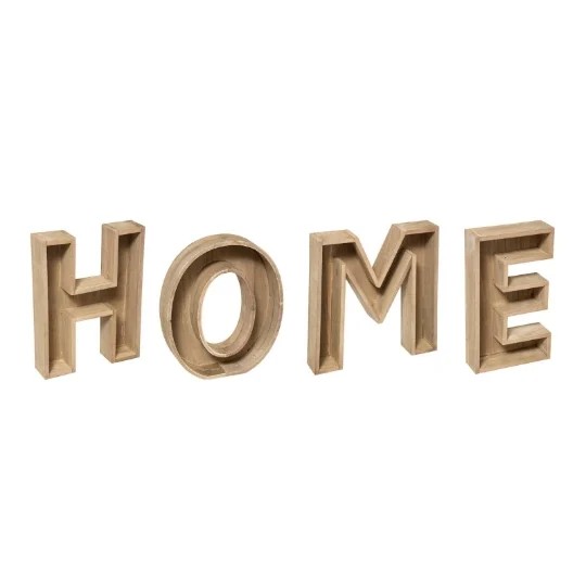 Mot déco « Home » à poser en bois 83 cm | Irisia Maison Mot déco « Home » à poser en bois 83 cm | Irisia Maison