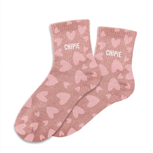 Chaussettes Chipie à paillettes – accessoire mode tendance