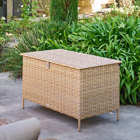 Coffre rangement extérieur Bayana 300 L Savana Coffre de rangement Bayana 300 L résine tressée Savana