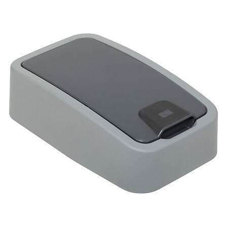 Poubelle 10 L plastique recyclé 2 ouvertures