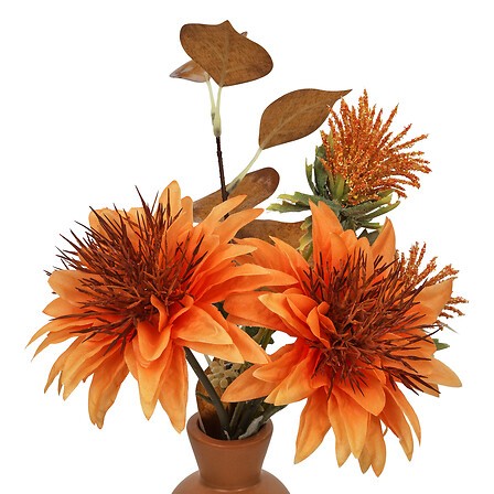 Composition Automnale 32 cm avec Vase Céramique | Irisia Maison Composition Automnale 32 cm avec Vase Céramique | Irisia Maison