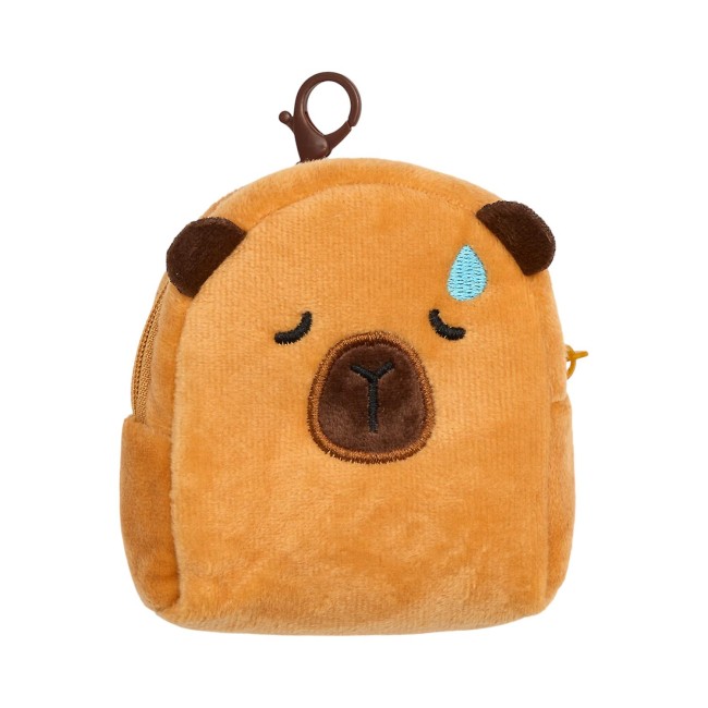 Porte-clé porte-monnaie Capybara en peluche | Irisia Maison