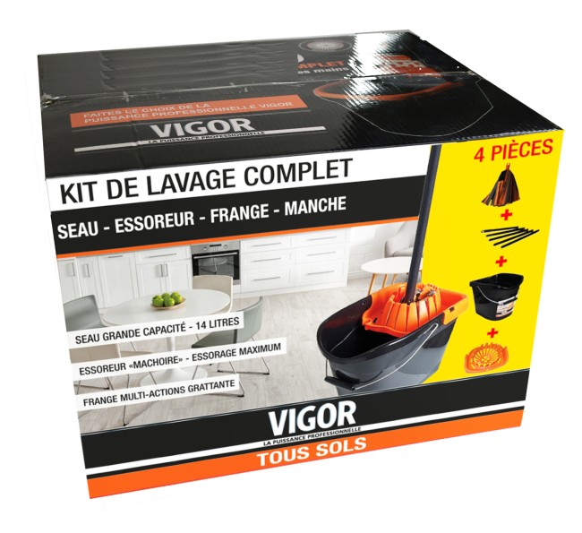 Kit lavage sols avec frange VIGOR | Irisia Maison Kit lavage sols avec frange VIGOR | Irisia Maison